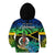 Malampa Day Kid Hoodie Vanuatu Flowers with Malampa Emblem Tribal Pattern - Wonder Print Shop