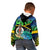 Malampa Day Kid Hoodie Vanuatu Flowers with Malampa Emblem Tribal Pattern - Wonder Print Shop