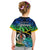 Malampa Day Kid T Shirt Vanuatu Flowers with Malampa Emblem Tribal Pattern - Wonder Print Shop