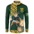 South Africa Rugby History World Champions Button Sweatshirt Springboks Make History LT9 - Wonder Print Shop