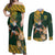 South Africa Rugby History World Champions Couples Matching Off Shoulder Maxi Dress and Long Sleeve Button Shirt Springboks Make History LT9 - Wonder Print Shop