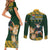 South Africa Rugby History World Champions Couples Matching Short Sleeve Bodycon Dress and Long Sleeve Button Shirt Springboks Make History LT9 - Wonder Print Shop