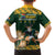 South Africa Rugby History World Champions Family Matching Long Sleeve Bodycon Dress and Hawaiian Shirt Springboks Make History LT9 - Wonder Print Shop