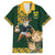 South Africa Rugby History World Champions Family Matching Long Sleeve Bodycon Dress and Hawaiian Shirt Springboks Make History LT9 - Wonder Print Shop