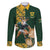 South Africa Rugby History World Champions Family Matching Long Sleeve Bodycon Dress and Hawaiian Shirt Springboks Make History LT9 - Wonder Print Shop