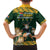 South Africa Rugby History World Champions Family Matching Off The Shoulder Long Sleeve Dress and Hawaiian Shirt Springboks Make History - Wonder Print Shop