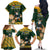 South Africa Rugby History World Champions Family Matching Off The Shoulder Long Sleeve Dress and Hawaiian Shirt Springboks Make History - Wonder Print Shop