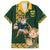 South Africa Rugby History World Champions Family Matching Off The Shoulder Long Sleeve Dress and Hawaiian Shirt Springboks Make History - Wonder Print Shop