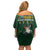 South Africa Rugby History World Champions Family Matching Off Shoulder Short Dress and Hawaiian Shirt Springboks Make History LT9 - Wonder Print Shop