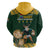 South Africa Rugby History World Champions Hoodie Springboks Make History - Wonder Print Shop