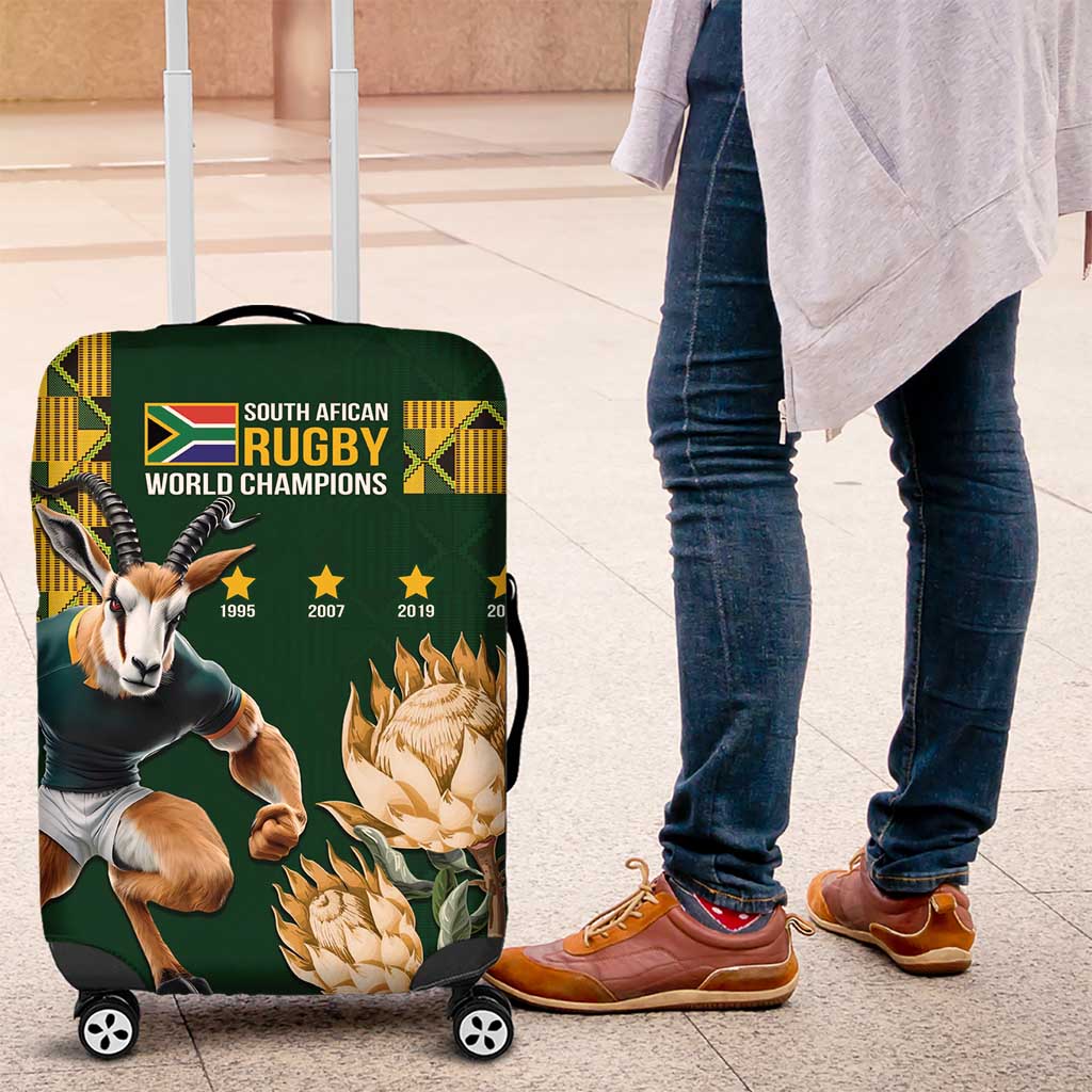 South Africa Rugby History World Champions Luggage Cover Springboks Make History - Wonder Print Shop