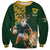 South Africa Rugby History World Champions Sweatshirt Springboks Make History