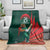 Bangladesh Cricket Custom Blanket The Tigers Mascot with Sporty Style