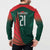 Bangladesh Cricket Custom Button Sweatshirt The Tigers Mascot with Sporty Style LT9 - Wonder Print Shop