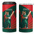 Bangladesh Cricket Custom 4 in 1 Can Cooler Tumbler The Tigers Mascot with Sporty Style LT9 - Wonder Print Shop