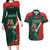 Bangladesh Cricket Custom Couples Matching Long Sleeve Bodycon Dress and Hawaiian Shirt The Tigers Mascot with Sporty Style LT9 - Wonder Print Shop