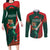 Bangladesh Cricket Custom Couples Matching Long Sleeve Bodycon Dress and Long Sleeve Button Shirt The Tigers Mascot with Sporty Style LT9 - Wonder Print Shop