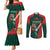 Bangladesh Cricket Custom Couples Matching Mermaid Dress and Long Sleeve Button Shirt The Tigers Mascot with Sporty Style