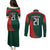 Bangladesh Cricket Custom Couples Matching Puletasi and Long Sleeve Button Shirt The Tigers Mascot with Sporty Style LT9 - Wonder Print Shop