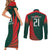 Bangladesh Cricket Custom Couples Matching Short Sleeve Bodycon Dress and Long Sleeve Button Shirt The Tigers Mascot with Sporty Style LT9 - Wonder Print Shop