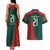 Bangladesh Cricket Custom Couples Matching Tank Maxi Dress and Hawaiian Shirt The Tigers Mascot with Sporty Style LT9 - Wonder Print Shop