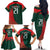 Bangladesh Cricket Custom Family Matching Off The Shoulder Long Sleeve Dress and Hawaiian Shirt The Tigers Mascot with Sporty Style - Wonder Print Shop