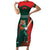 Bangladesh Cricket Custom Family Matching Short Sleeve Bodycon Dress and Hawaiian Shirt The Tigers Mascot with Sporty Style - Wonder Print Shop