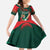 Bangladesh Cricket Custom Kid Short Sleeve Dress The Tigers Mascot with Sporty Style - Wonder Print Shop