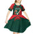 Bangladesh Cricket Custom Kid Short Sleeve Dress The Tigers Mascot with Sporty Style - Wonder Print Shop