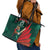 Bangladesh Cricket Custom Leather Tote Bag The Tigers Mascot with Sporty Style - Wonder Print Shop