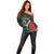 Bangladesh Cricket Custom Off Shoulder Sweater The Tigers Mascot with Sporty Style - Wonder Print Shop