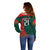 Bangladesh Cricket Custom Off Shoulder Sweater The Tigers Mascot with Sporty Style - Wonder Print Shop