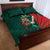 Bangladesh Cricket Custom Quilt Bed Set The Tigers Mascot with Sporty Style