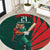 Bangladesh Cricket Custom Round Carpet The Tigers Mascot with Sporty Style