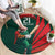 Bangladesh Cricket Custom Round Carpet The Tigers Mascot with Sporty Style