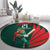 Bangladesh Cricket Custom Round Carpet The Tigers Mascot with Sporty Style