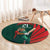 Bangladesh Cricket Custom Round Carpet The Tigers Mascot with Sporty Style