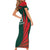 Bangladesh Cricket Custom Short Sleeve Bodycon Dress The Tigers Mascot with Sporty Style - Wonder Print Shop