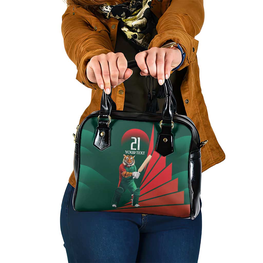 Bangladesh Cricket Custom Shoulder Handbag The Tigers Mascot with Sporty Style