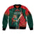 Bangladesh Cricket Custom Sleeve Zip Bomber Jacket The Tigers Mascot with Sporty Style