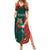 Bangladesh Cricket Custom Summer Maxi Dress The Tigers Mascot with Sporty Style