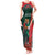 Bangladesh Cricket Custom Tank Maxi Dress The Tigers Mascot with Sporty Style