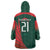 Bangladesh Cricket Custom Wearable Blanket Hoodie The Tigers Mascot with Sporty Style