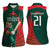 Bangladesh Cricket Custom Women Sleeveless Polo Shirt The Tigers Mascot with Sporty Style