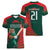 Bangladesh Cricket Custom Women V-Neck T-Shirt The Tigers Mascot with Sporty Style