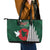 Bangladesh 16 December Victory Day Leather Tote Bag Jatiyo Sriti Shoudho with Sun - Wonder Print Shop