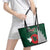 Bangladesh 16 December Victory Day Leather Tote Bag Jatiyo Sriti Shoudho with Sun - Wonder Print Shop