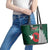 Bangladesh 16 December Victory Day Leather Tote Bag Jatiyo Sriti Shoudho with Sun - Wonder Print Shop