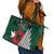 Bangladesh 16 December Victory Day Leather Tote Bag Jatiyo Sriti Shoudho with Sun - Wonder Print Shop