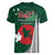 Bangladesh 16 December Victory Day Women V-Neck T-Shirt Jatiyo Sriti Shoudho with Sun